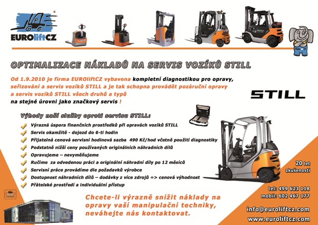 Servis voz&iacute;ků STILL