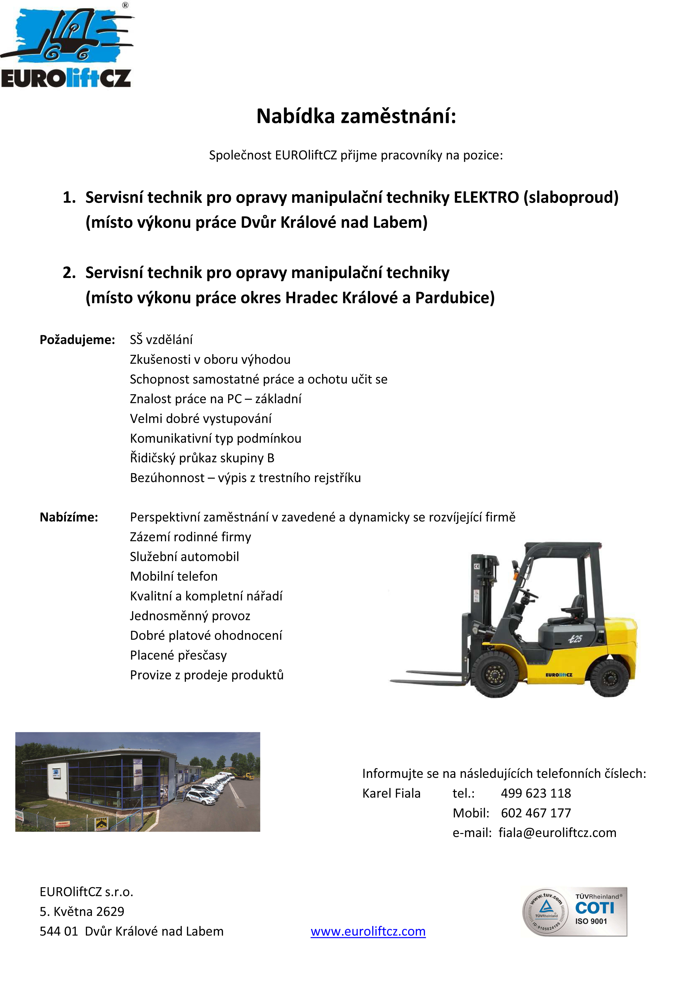 Manipulační technika PRAMAC v AKCI Manipulační technika PRAMAC v AKCI