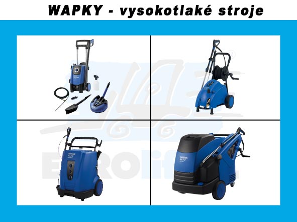 Wapky - vysokotlak&eacute; čist&iacute;c&iacute; stroje