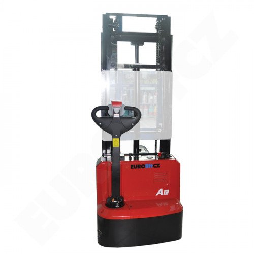 Vysokozdvižný ručně vedený vozík EUROliftCZ ES12-AMC2-L - ZDVIH 3300 MM